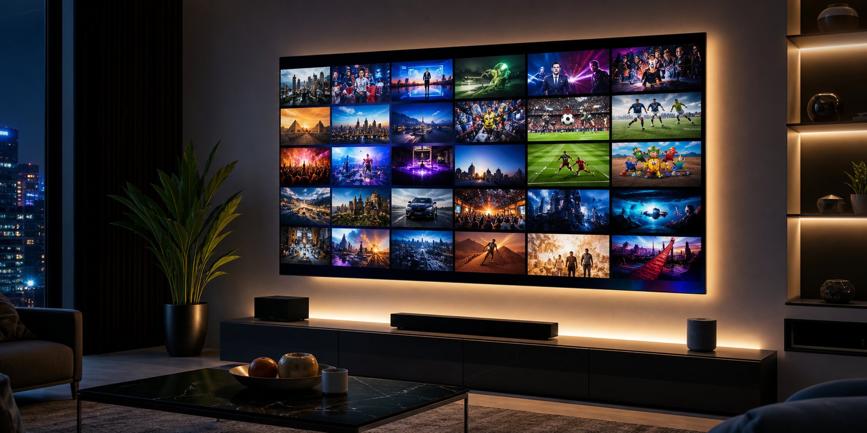 Comparison chart of top IPTV services for 2026 with USA UK Canada and Latino regions