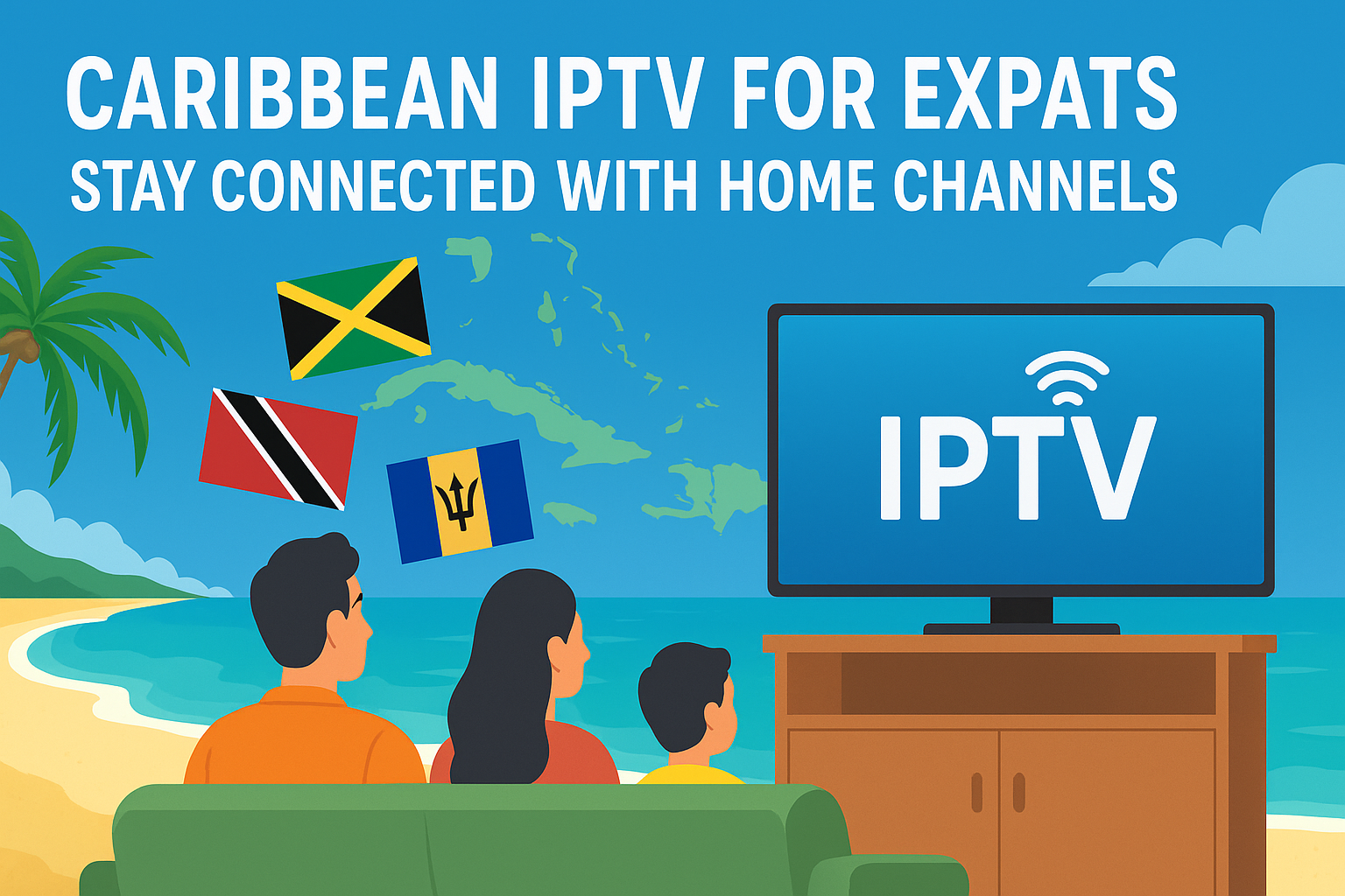 Caribbean IPTV for Expats – Stay Connected with Home Channels