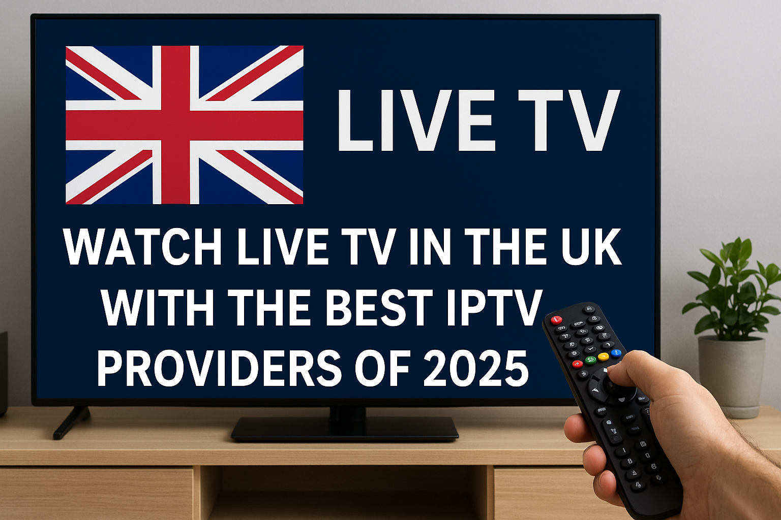 Watch Live TV in the UK with the Best IPTV Providers of 2025