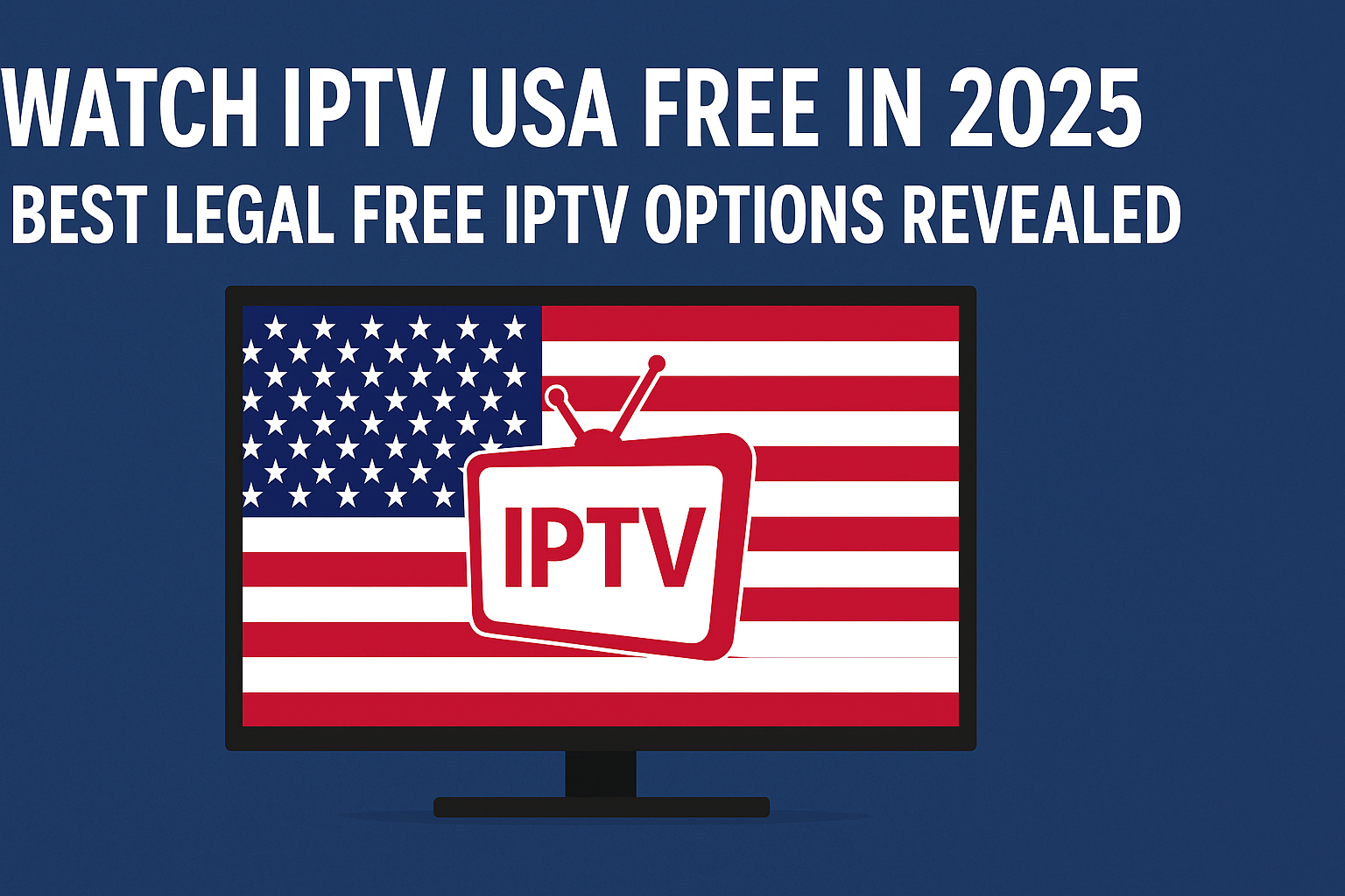 Watch IPTV USA Free in 2025 – Best Legal Free IPTV Options Revealed Generate 1280*630 featured image