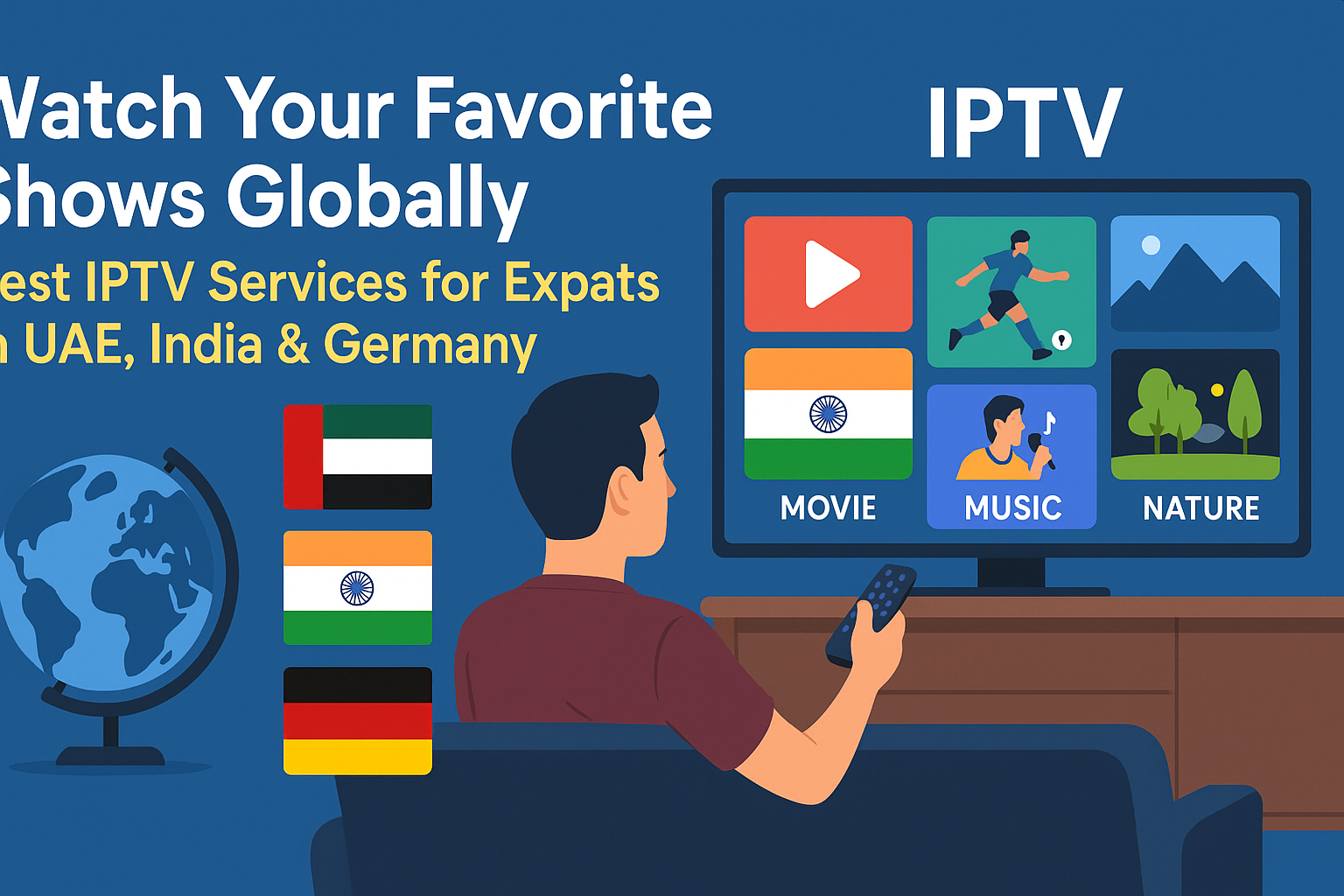 Watch Your Favorite Shows Globally: Best IPTV Services for Expats in UAE, India & Germany
