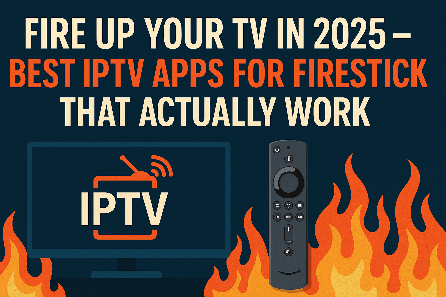 Fire Up Your TV in 2025 – Best IPTV Apps for Firestick That Actually Work